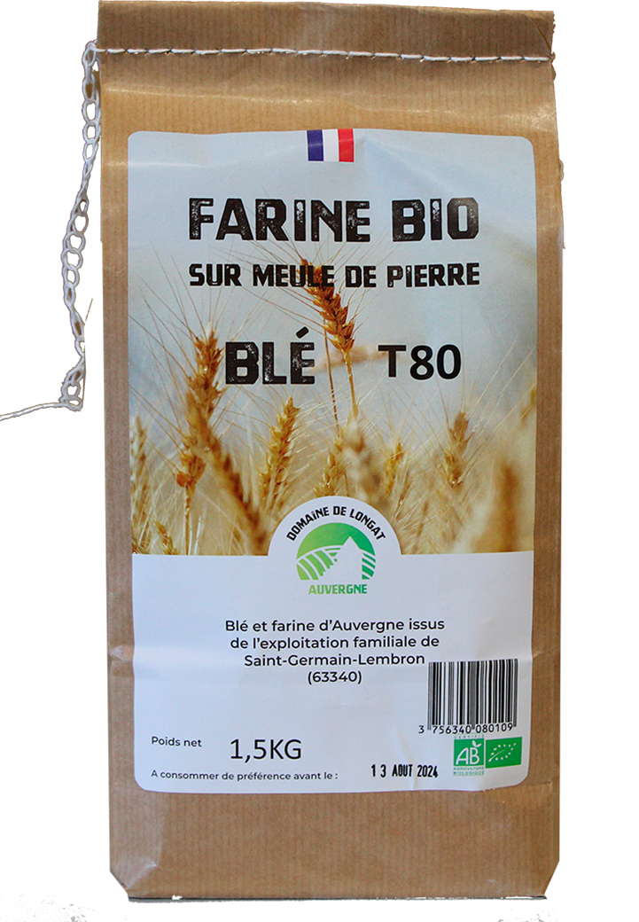 farine bio T80 1,5 kg